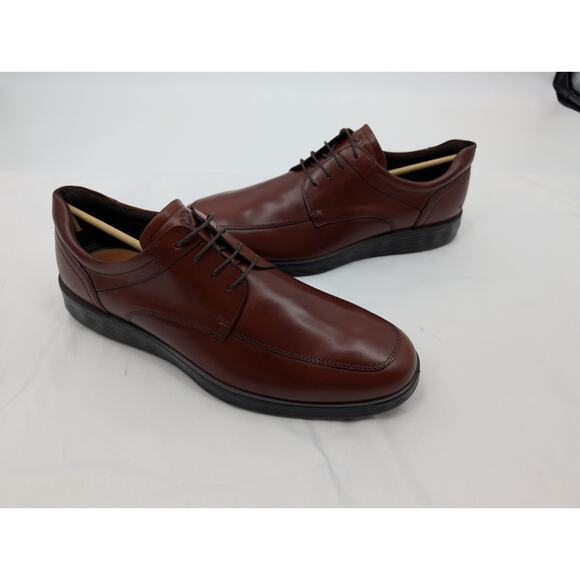 NWT ECCO S Lite Hybrid Leather Apron Derby Shoe Men\'s 13-13.5 COGNAC Office main image 4